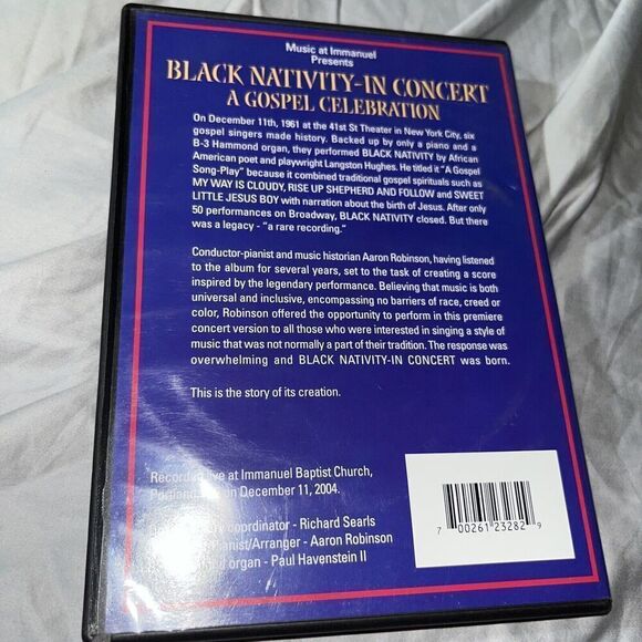 Black Nativity In Concert: A Gospel Celebration - DVD Langston Hughes Broadway - Picture 2 of 2